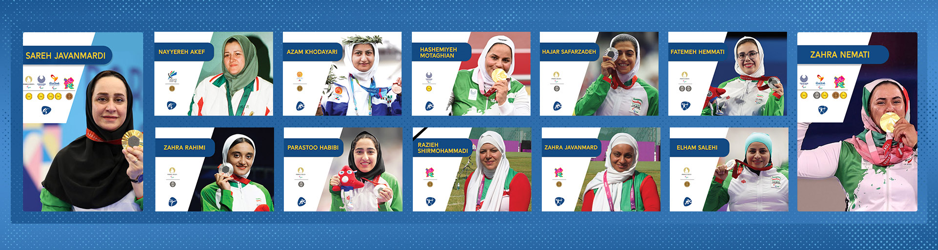 Iranian Women's Medalists at Paralympic Games
